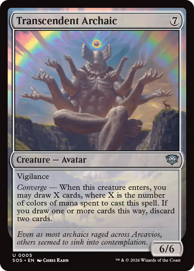Transcendent Archaic [Secrets of Strixhaven] [Foil]