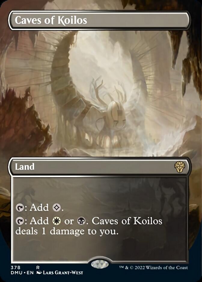 Caves of Koilos (Borderless Alternate Art) [Dominaria United] [Foil]