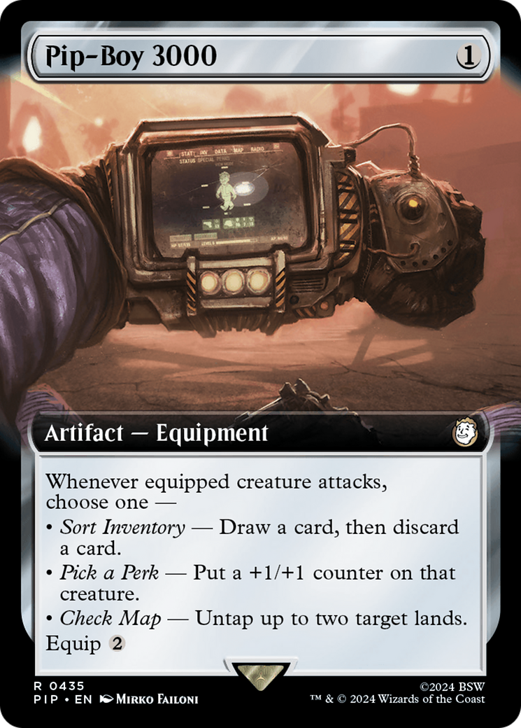 Pip-Boy 3000 (Extended Art) [Fallout] [Foil]