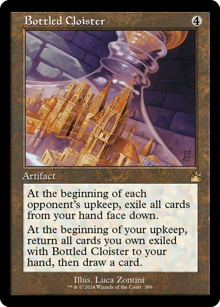 Bottled Cloister (Retro Frame) [Ravnica Remastered] [Foil]