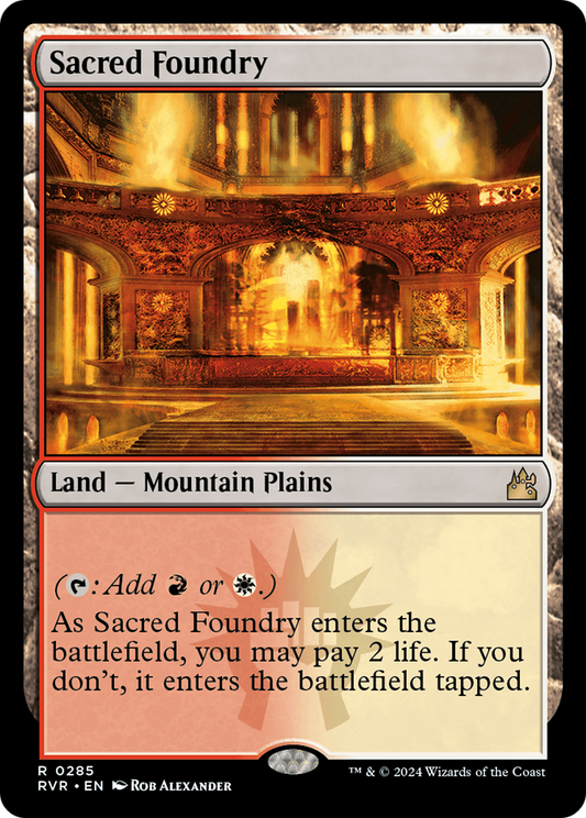 Sacred Foundry [Ravnica Remastered] [Foil]