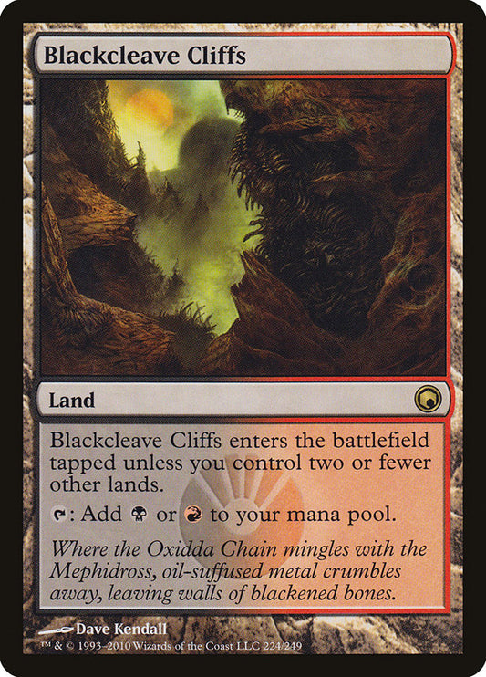 Blackcleave Cliffs [Scars of Mirrodin] [Foil]