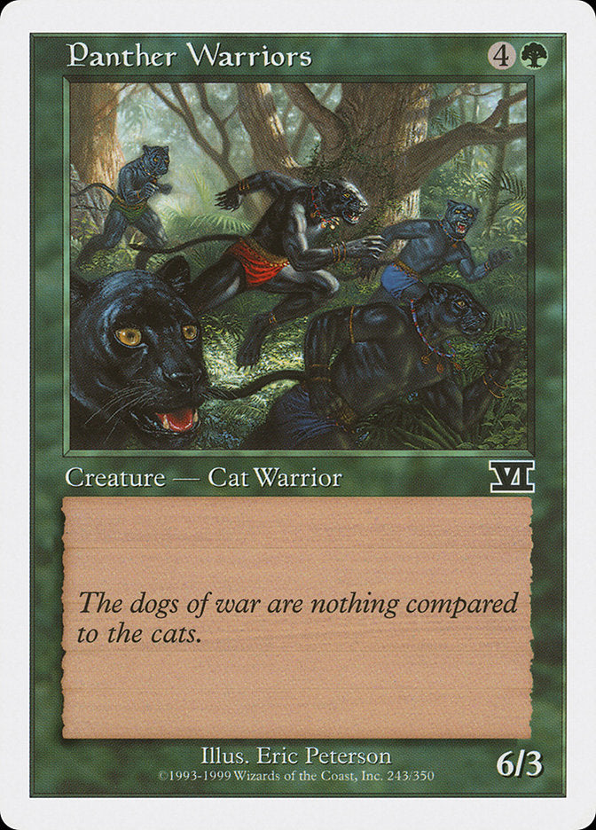Panther Warriors [Sixth Edition]
