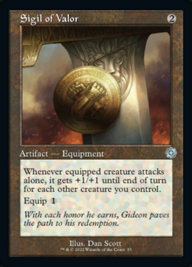 Sigil of Valor (Retro) [The Brothers' War Retro Artifacts] [Foil]