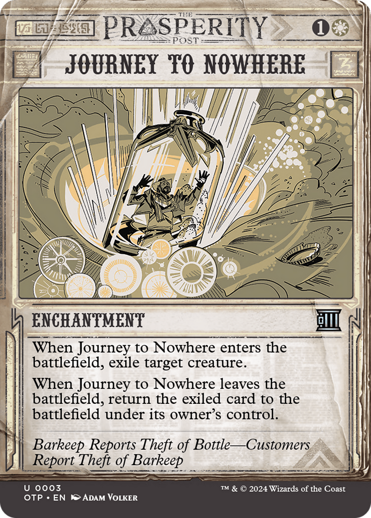 Journey to Nowhere [Outlaws of Thunder Junction: Breaking News] [Foil]