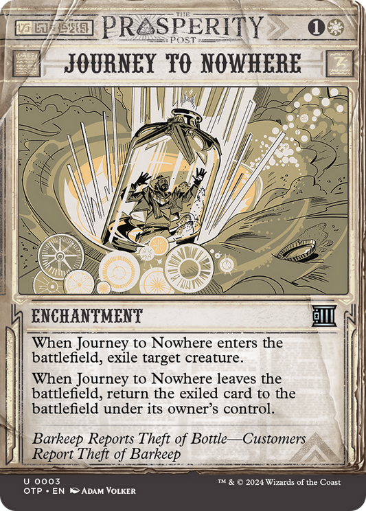 Journey to Nowhere [Outlaws of Thunder Junction: Breaking News] [Foil]