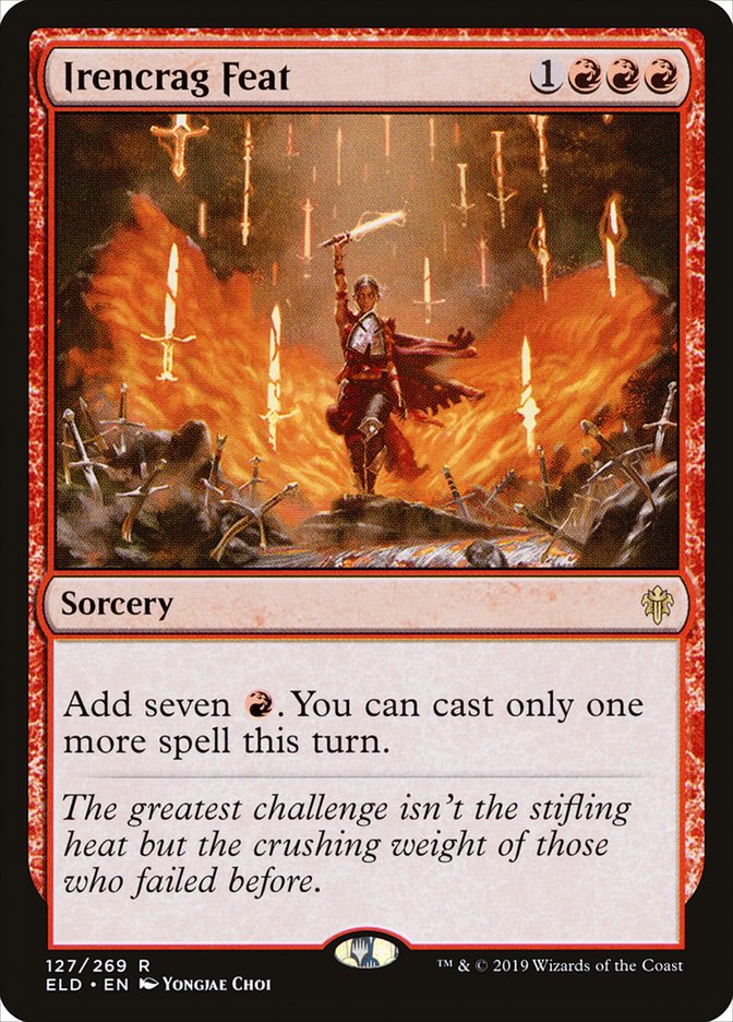 Irencrag Feat [Throne of Eldraine] [Foil]