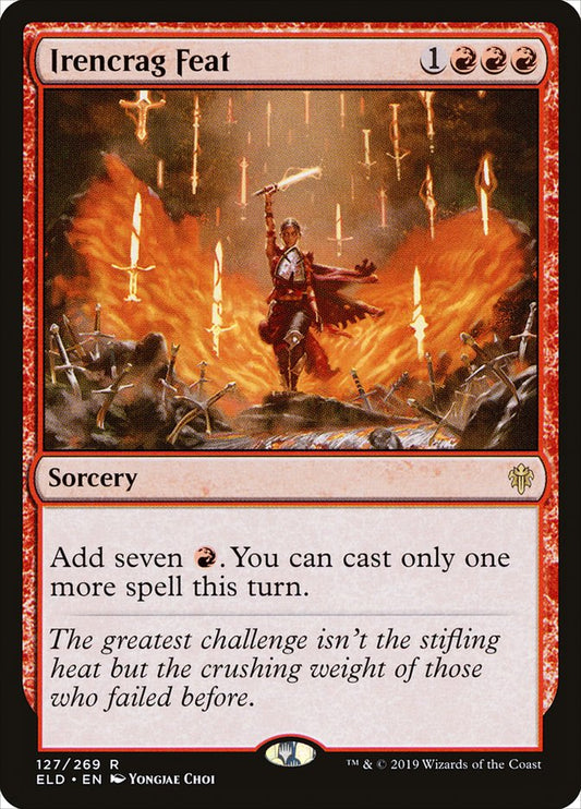 Irencrag Feat [Throne of Eldraine] [Foil]