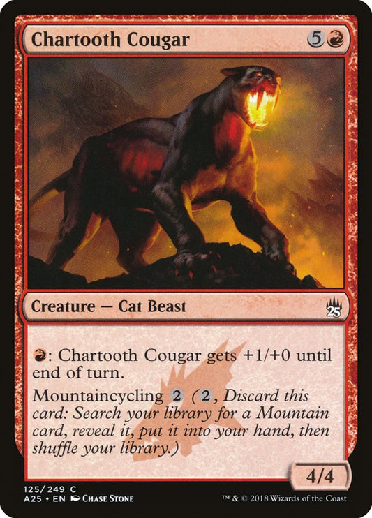 Chartooth Cougar [Masters 25] [Foil]