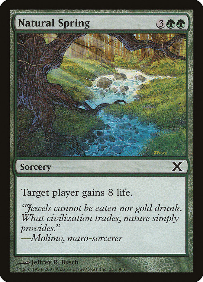 Natural Spring [Tenth Edition] [Foil]