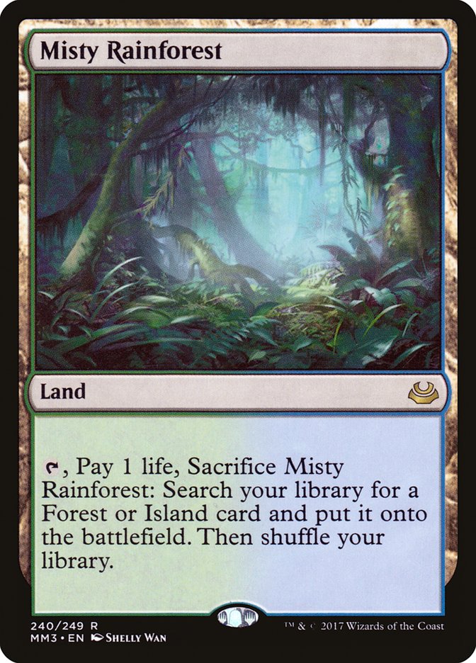 Misty Rainforest [Modern Masters 2017] [Foil]