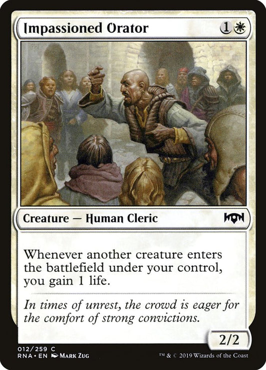 Impassioned Orator [Ravnica Allegiance] [Foil]