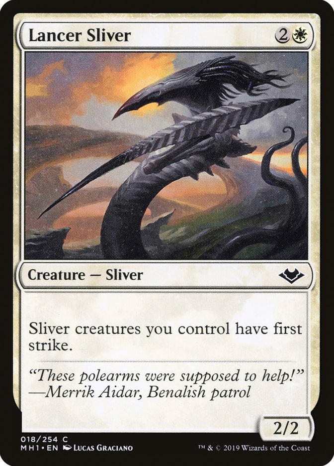 Lancer Sliver [Modern Horizons] [Foil]