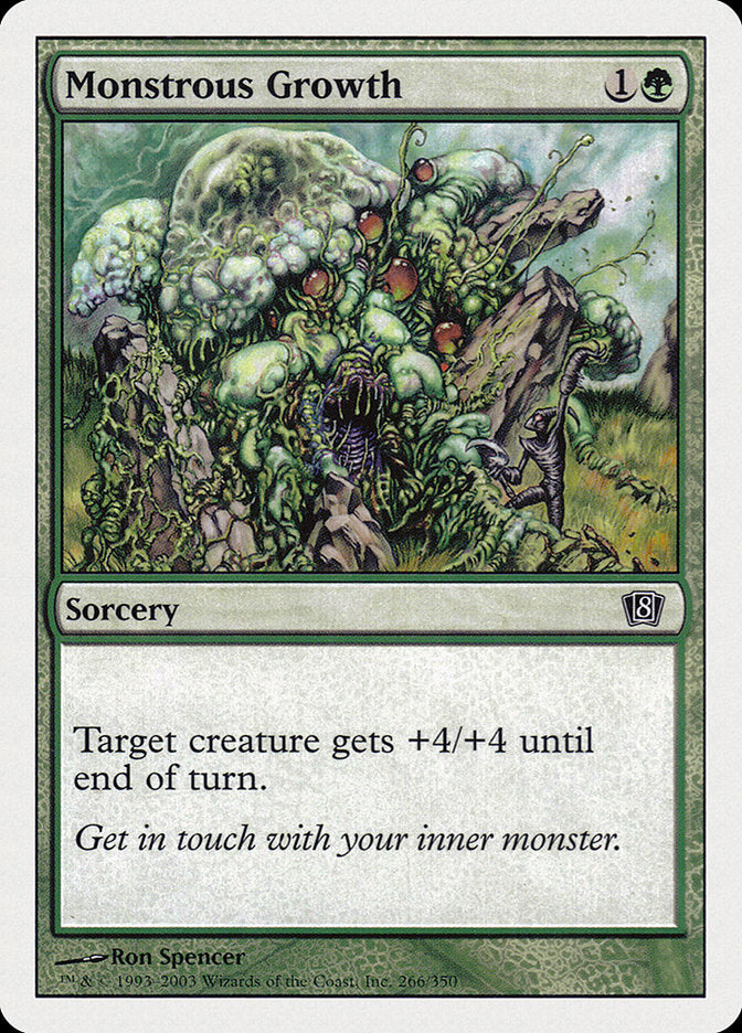 Monstrous Growth [Eighth Edition] [Foil]