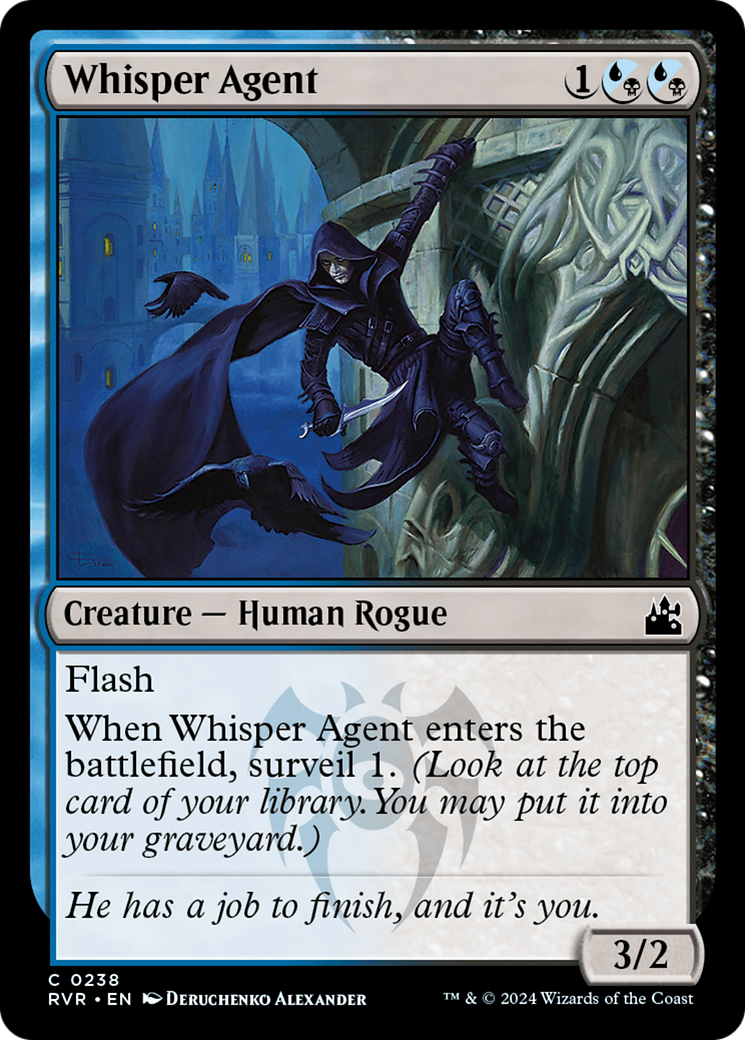 Whisper Agent [Ravnica Remastered] [Foil]