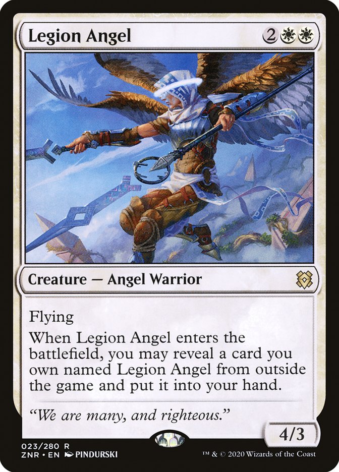 Legion Angel [Zendikar Rising] [Foil]