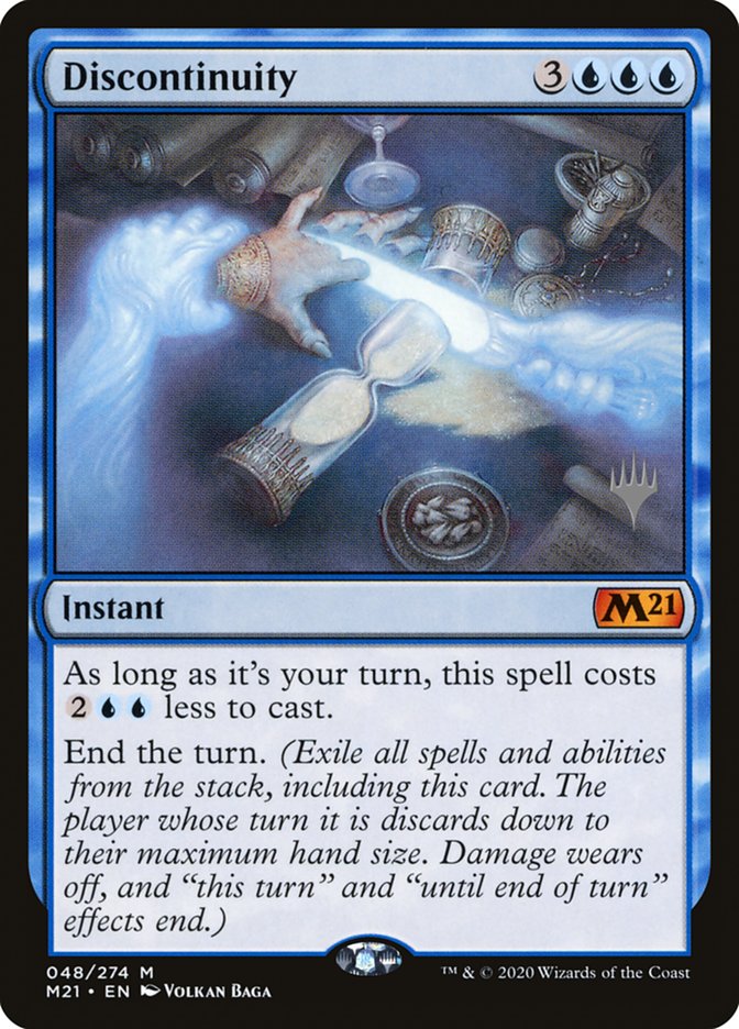 Discontinuity (Promo Pack) [Core Set 2021 Promos] [Foil]