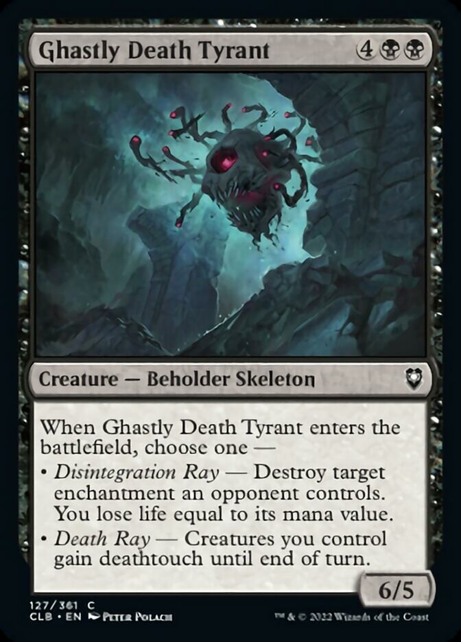 Ghastly Death Tyrant [Commander Legends: Battle for Baldur's Gate] [Foil]