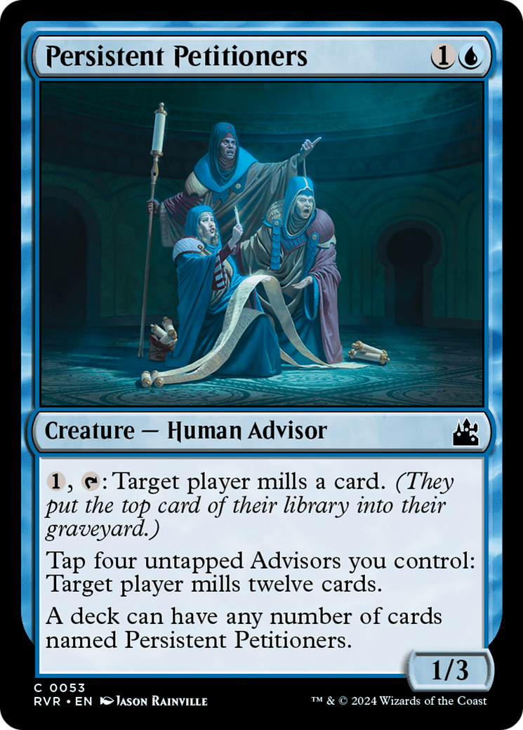 Persistent Petitioners [Ravnica Remastered] [Foil]