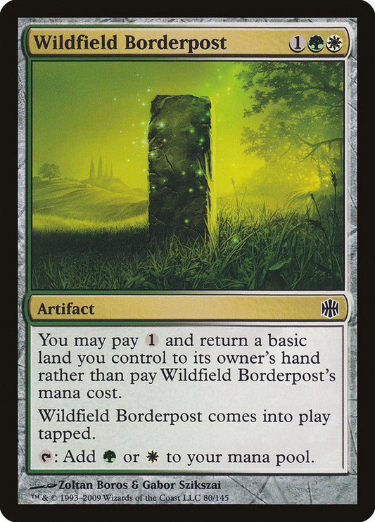 Wildfield Borderpost [Alara Reborn] [Foil]