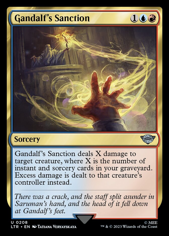 Gandalf's Sanction [The Lord of the Rings: Tales of Middle-Earth] [Foil]