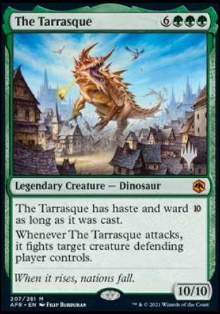The Tarrasque (Promo Pack) [Dungeons & Dragons: Adventures in the Forgotten Realms Promos] [Foil]