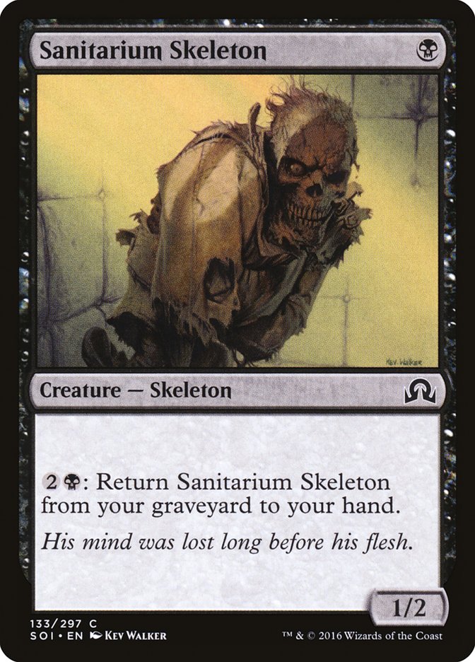 Sanitarium Skeleton [Shadows over Innistrad] [Foil]