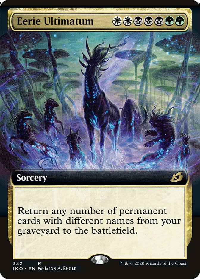 Eerie Ultimatum (Extended Art) [Ikoria: Lair of Behemoths] [Foil]