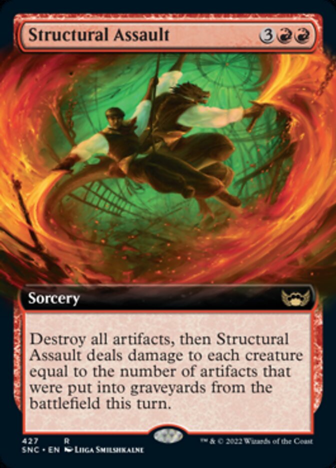 Structural Assault (Extended Art) [Streets of New Capenna] [Foil]