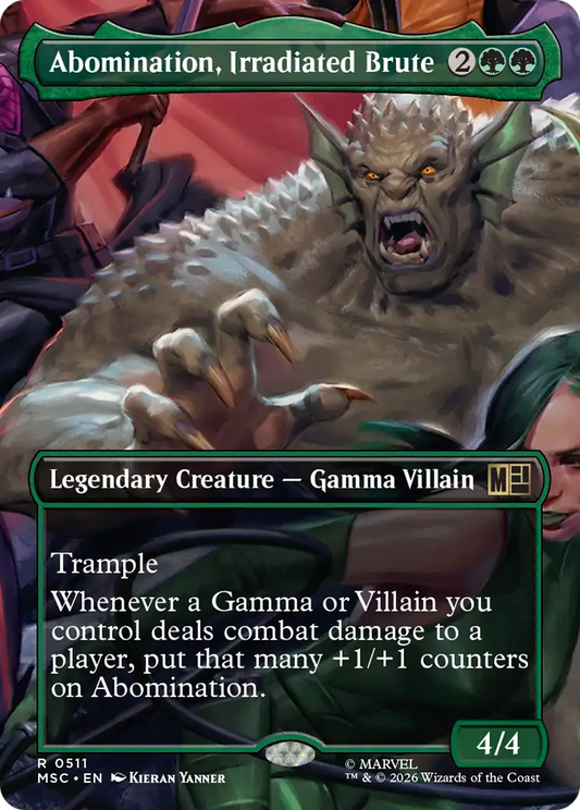 Abomination, Irradiated Brute (Borderless) [Marvel Super Heroes Commander]