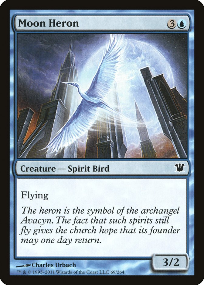 Moon Heron [Innistrad] [Foil]