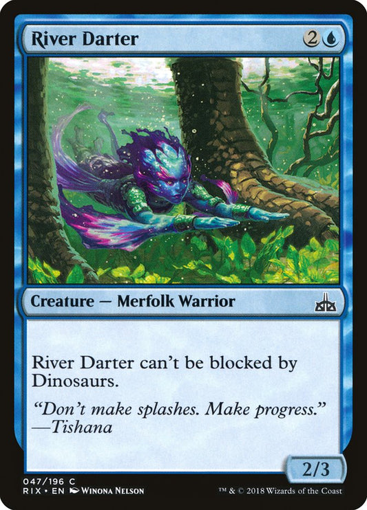 River Darter [Rivals of Ixalan] [Foil]