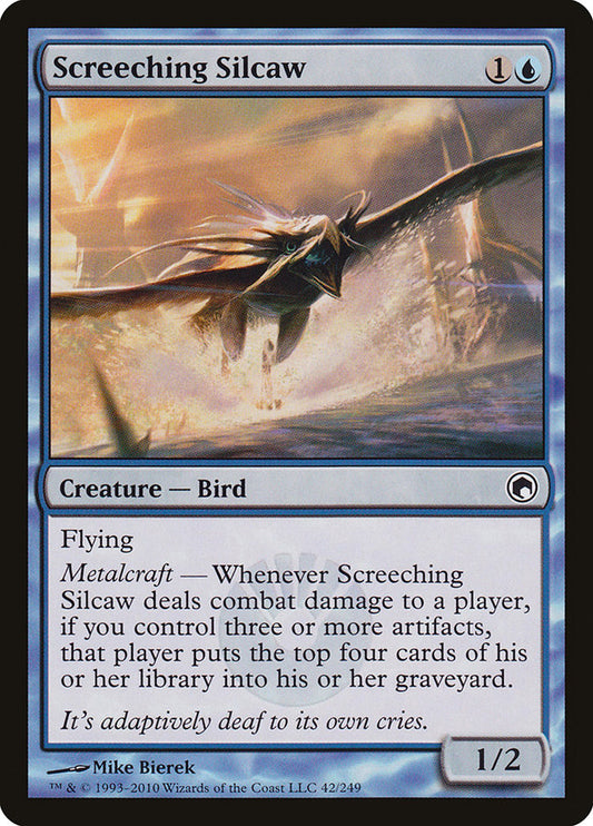 Screeching Silcaw [Scars of Mirrodin] [Foil]