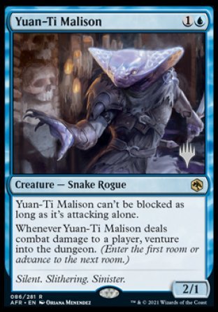 Yuan-Ti Malison (Promo Pack) [Dungeons & Dragons: Adventures in the Forgotten Realms Promos] [Foil]