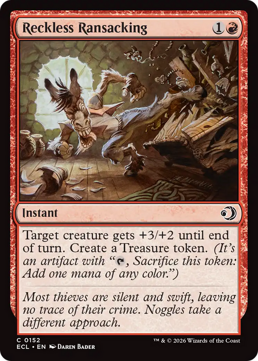 Reckless Ransacking [Lorwyn Eclipsed] [Foil]