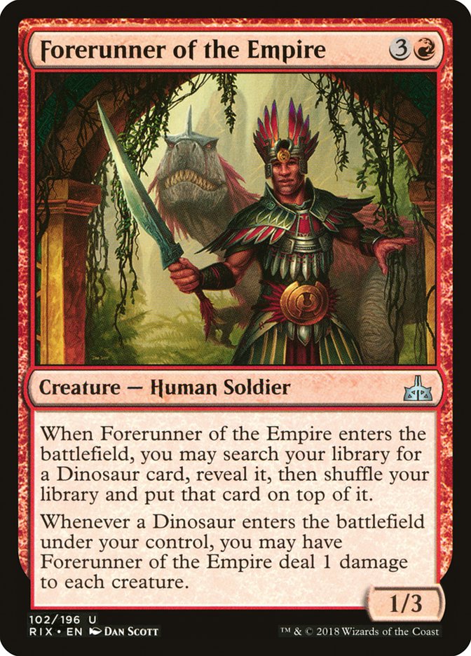 Forerunner of the Empire [Rivals of Ixalan] [Foil]