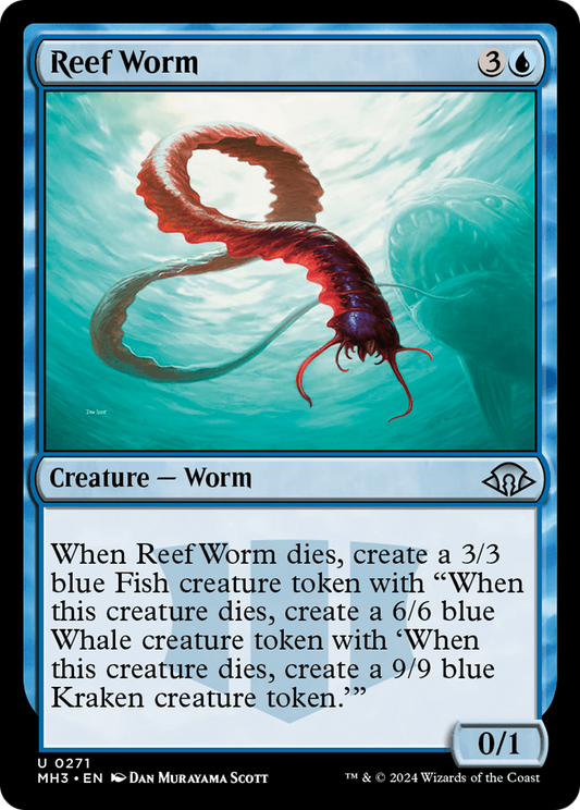 Reef Worm [Modern Horizons 3] [Foil]
