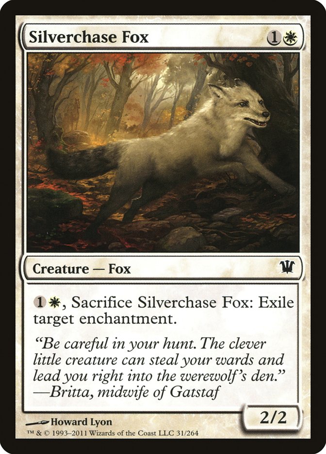 Silverchase Fox [Innistrad] [Foil]