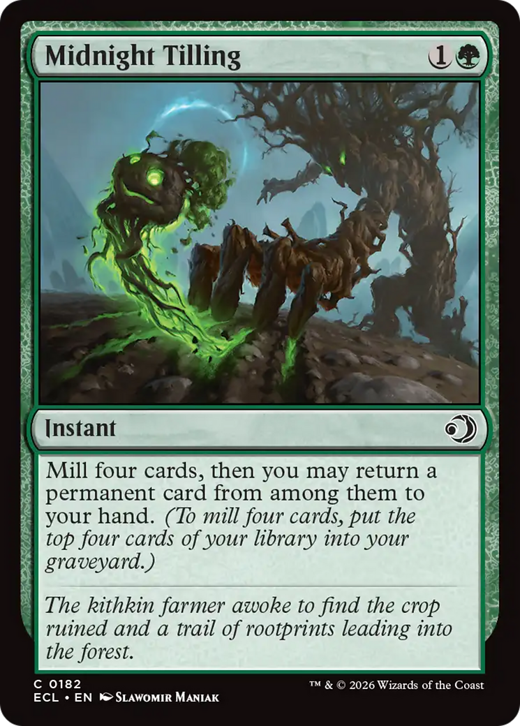 Midnight Tilling [Lorwyn Eclipsed] [Foil]