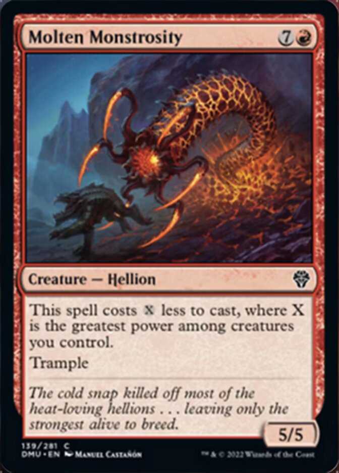 Molten Monstrosity [Dominaria United] [Foil]
