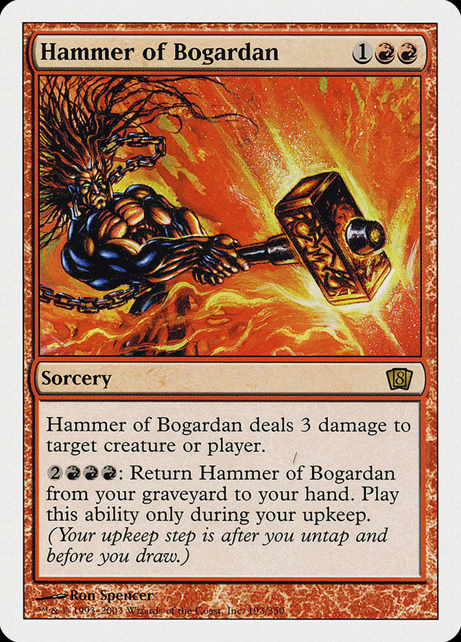 Hammer of Bogardan [Eighth Edition] [Foil]