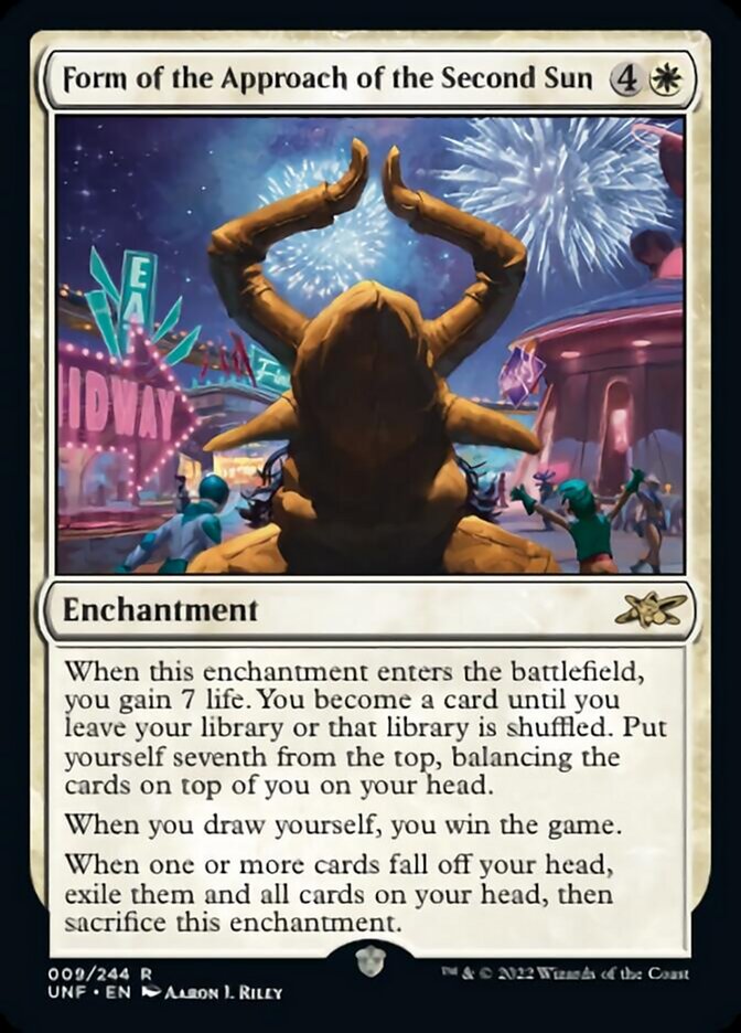 Form of the Approach of the Second Sun [Unfinity] [Foil]