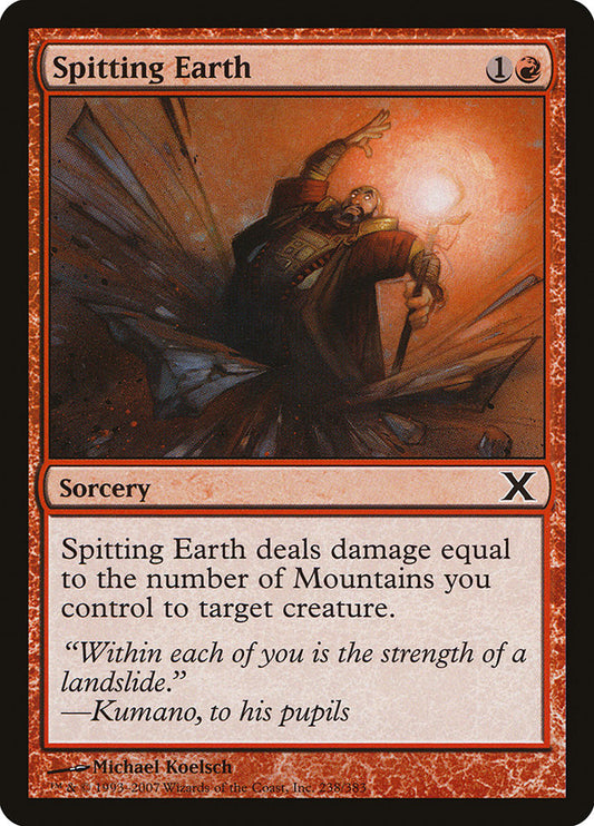 Spitting Earth [Tenth Edition] [Foil]