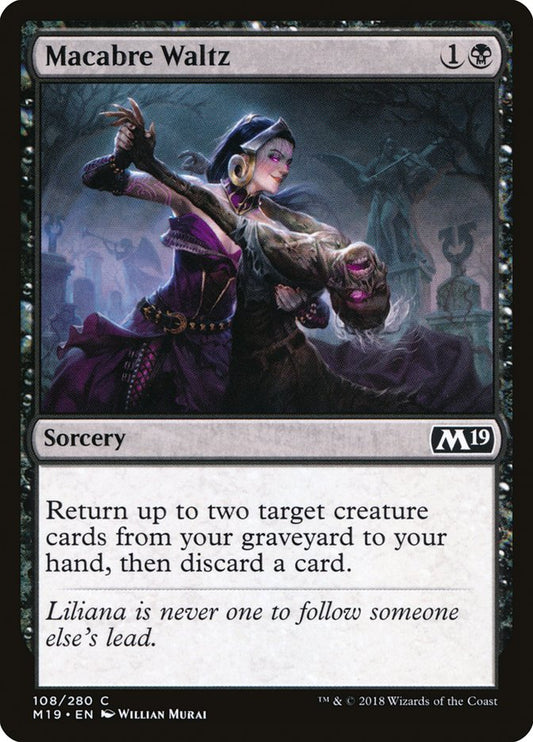Macabre Waltz [Core Set 2019] [Foil]