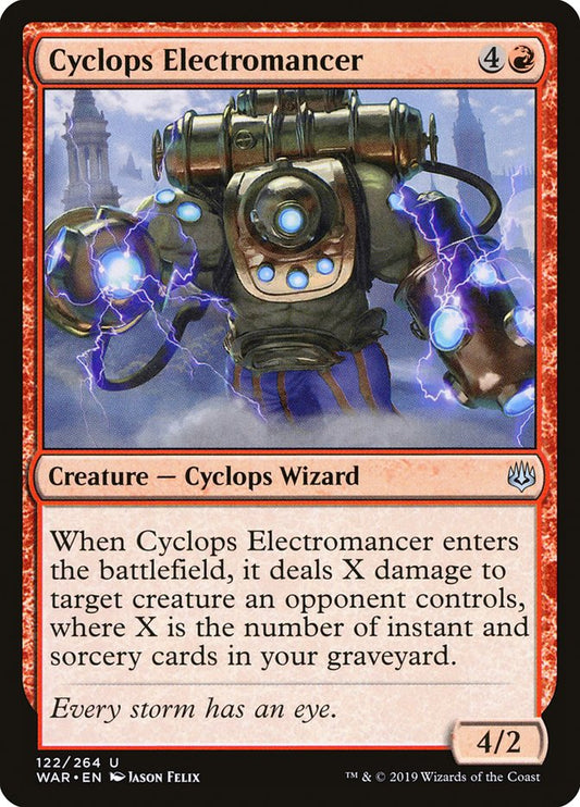 Cyclops Electromancer [War of the Spark] [Foil]