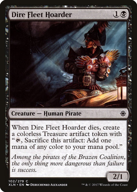 Dire Fleet Hoarder [Ixalan] [Foil]