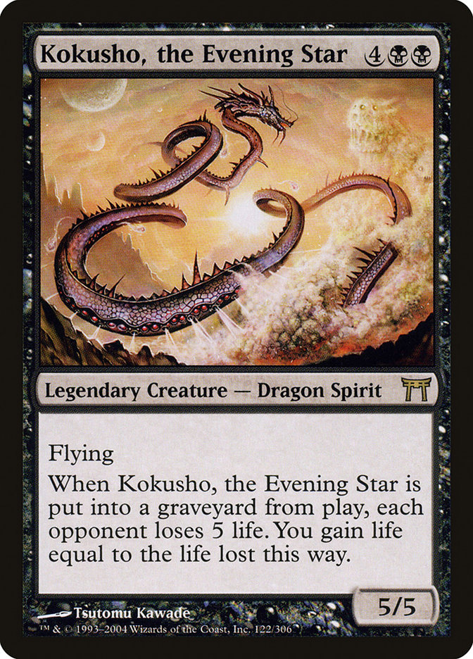 Kokusho, the Evening Star [Champions of Kamigawa] [Foil]