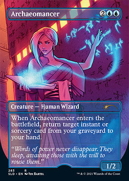 Archaeomancer (Borderless) [Secret Lair Drop Series] [Foil]