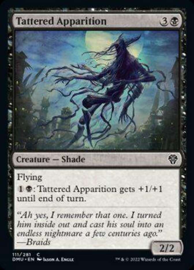Tattered Apparition [Dominaria United] [Foil]