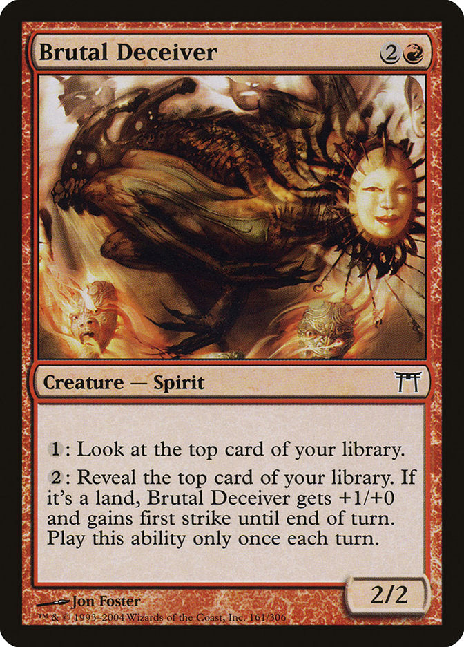 Brutal Deceiver [Champions of Kamigawa] [Foil]